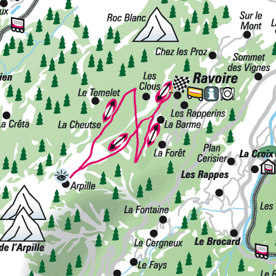 Parcours raquettes Les Lutins